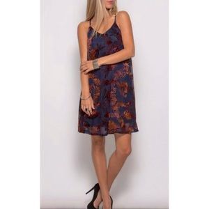 She & Sky Iridescent Navy Dress